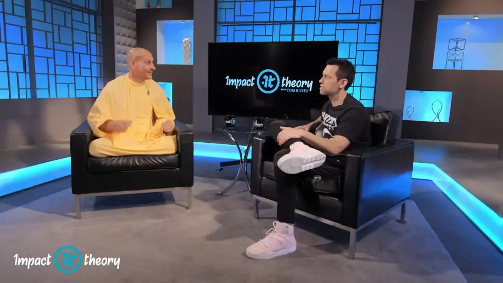How to Connect With Your True Self | Radhanath Swami on Impact Theory 018
