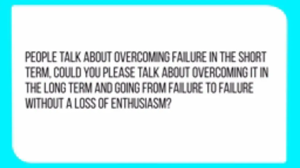 THIS Is How You Overcome Failure and Launch Yourself to Success | Tom Bilyeu Q&A 001