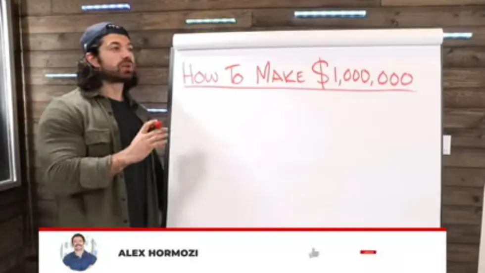 Alex Hormozi: $100M CEO Explains: How To Make $1,000,000/Yr 001
