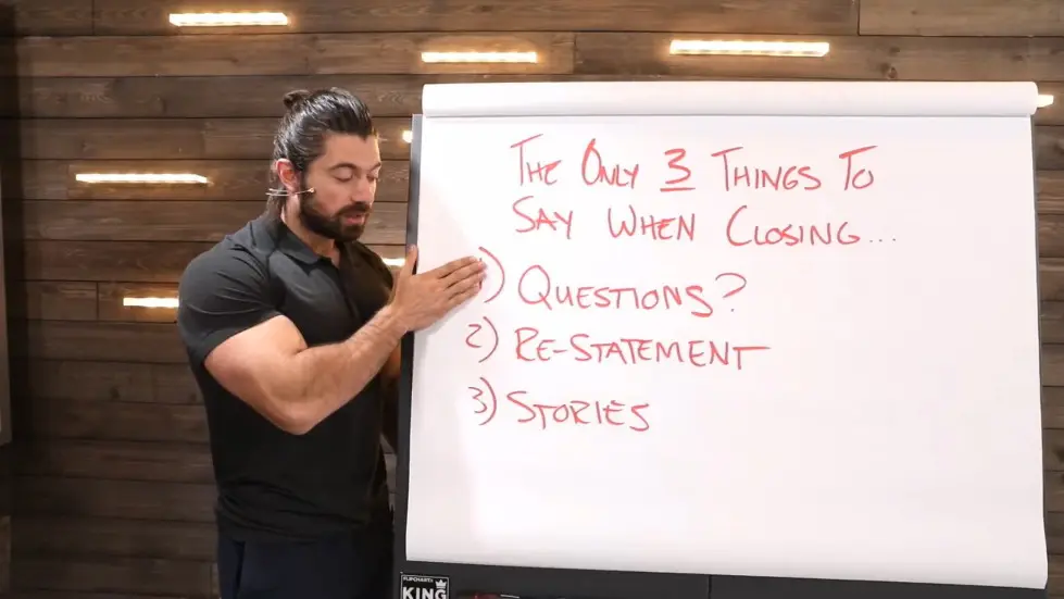 Alex Hormozi: 3 Simple Steps To Close Any Sale 011