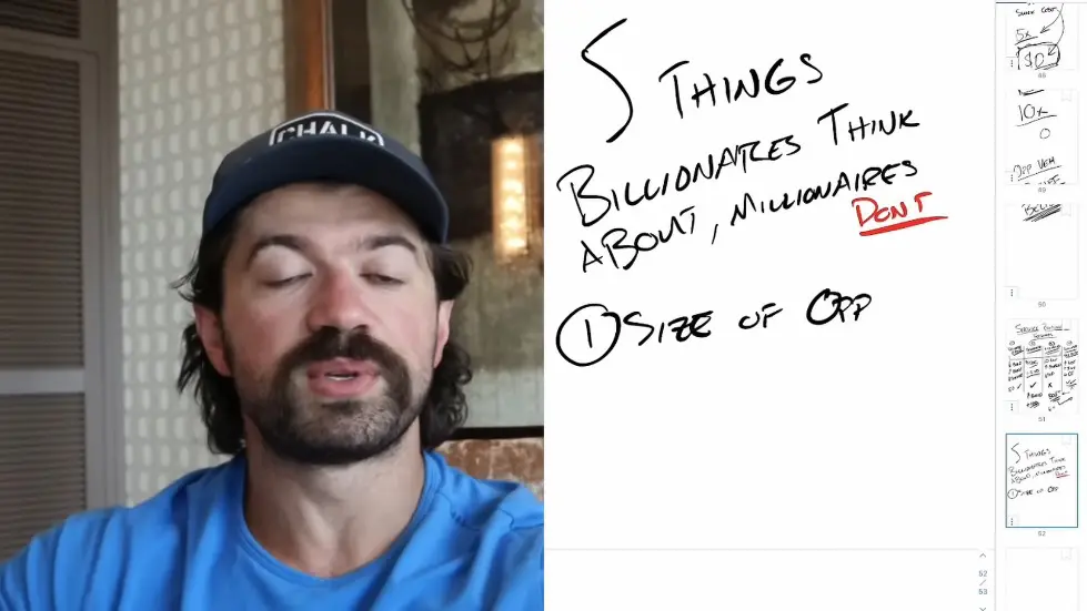 Alex Hormozi: 5 Things that BILLIONAIRES think about that MILLIONAIRES don