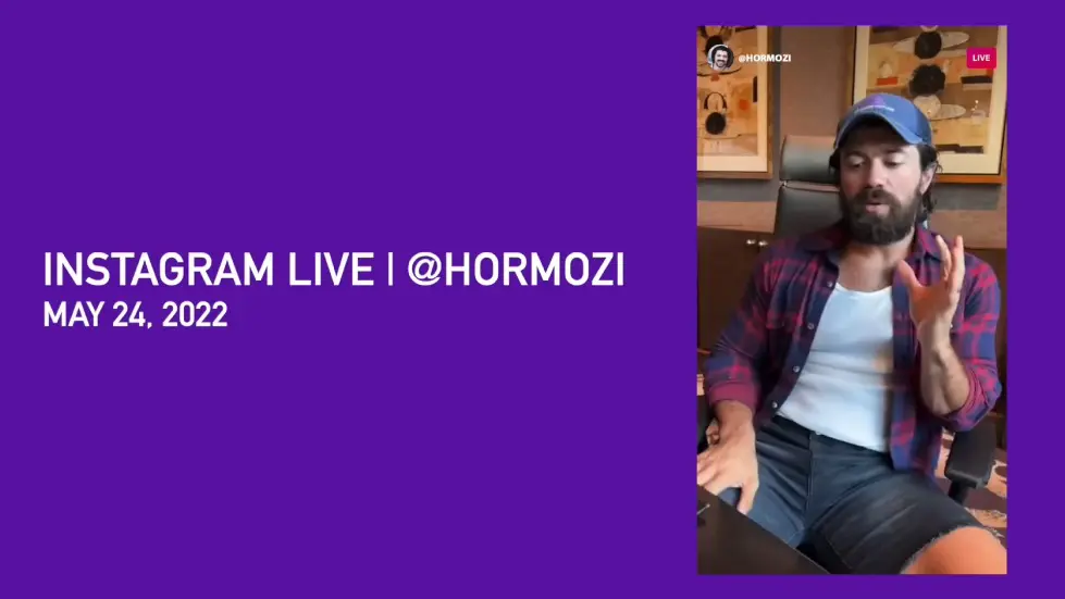 Alex Hormozi: How I built a 1.2M follower audience in 6 months 002