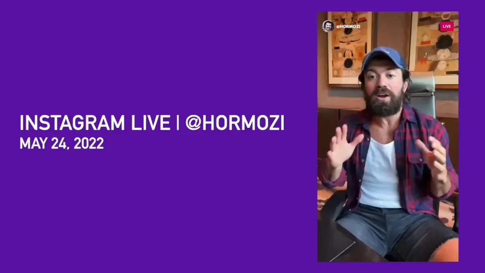 Alex Hormozi: How I built a 1.2M follower audience in 6 months 007