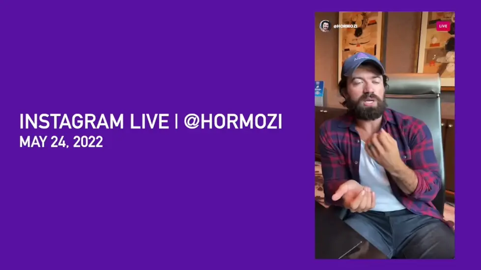 Alex Hormozi: How I built a 1.2M follower audience in 6 months 008