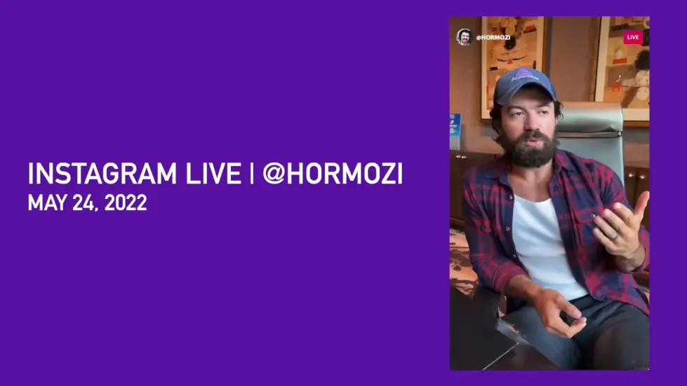 Alex Hormozi: How I built a 1.2M follower audience in 6 months 009