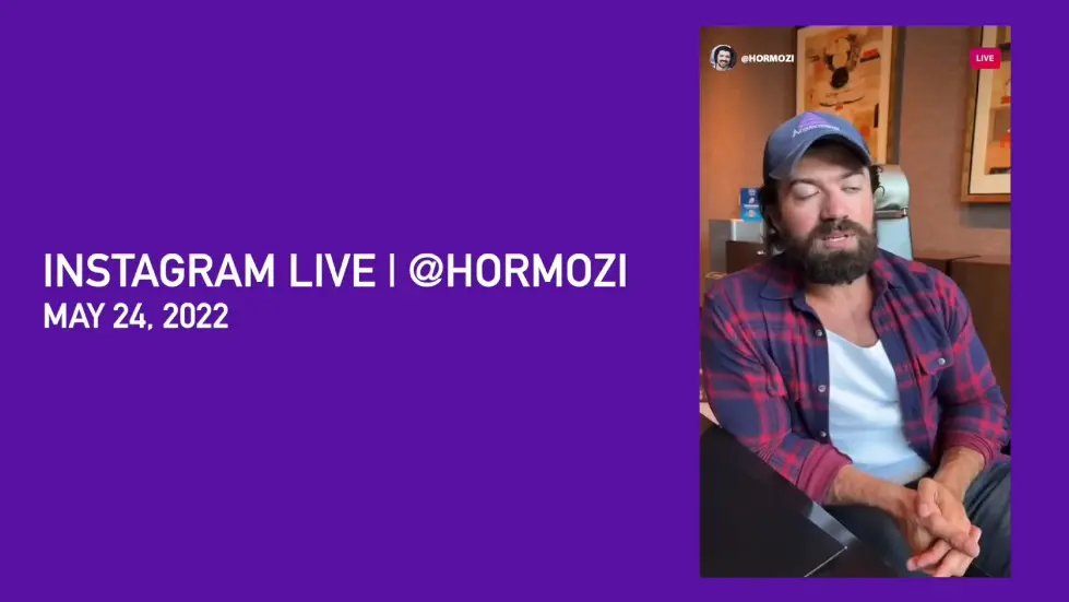 Alex Hormozi: How I built a 1.2M follower audience in 6 months 012