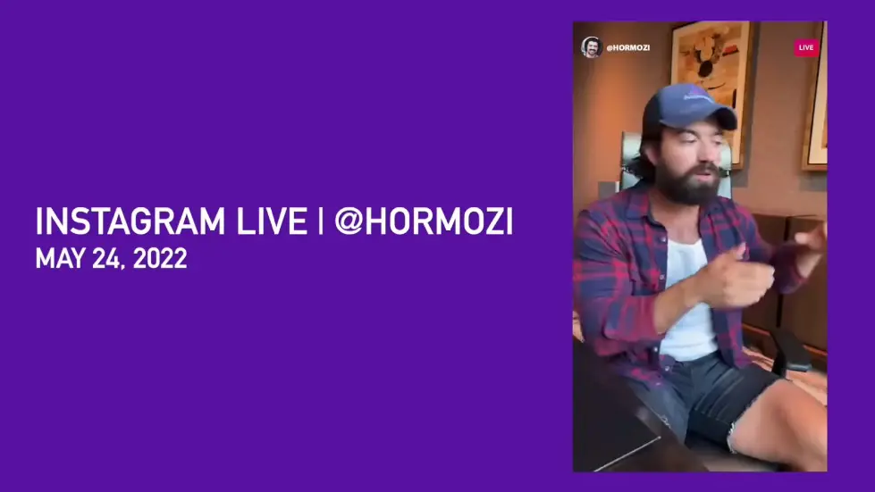 Alex Hormozi: How I built a 1.2M follower audience in 6 months 018