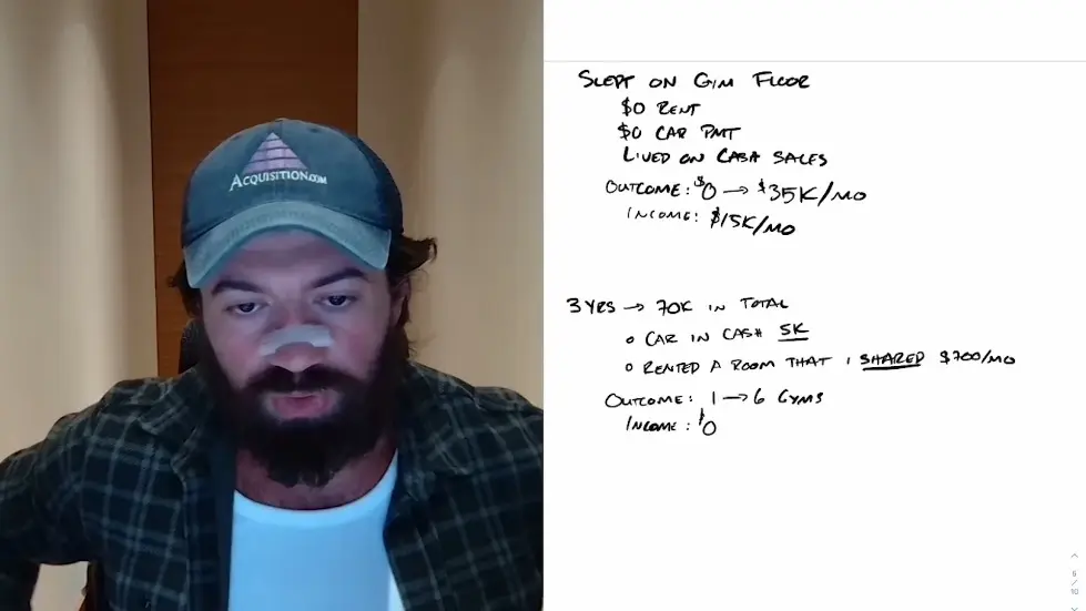 Alex Hormozi: I lived on $0 income for 3 years growing my business... 001