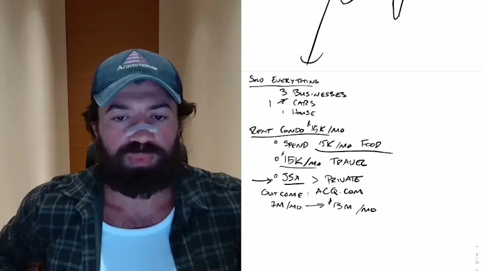 Alex Hormozi: I lived on $0 income for 3 years growing my business... 011