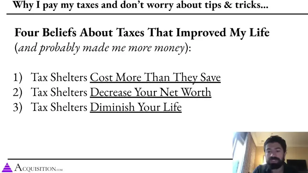 Alex Hormozi: I paid 0% tax on 56% of my income...here