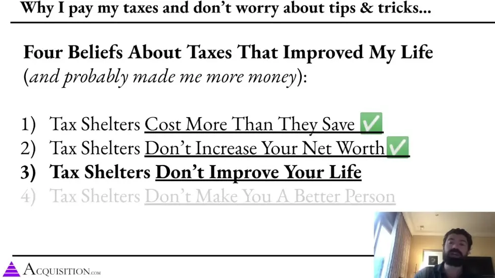 Alex Hormozi: I paid 0% tax on 56% of my income...here