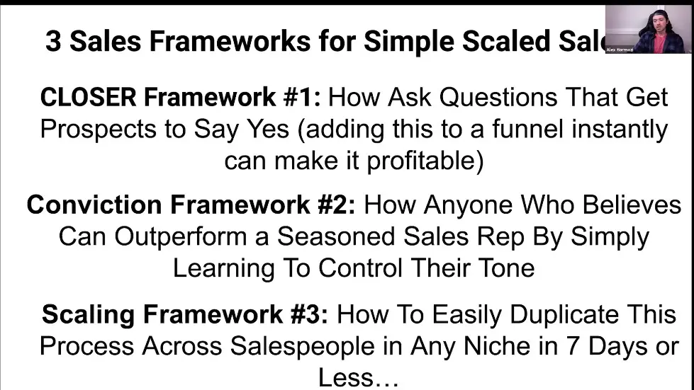 Alex Hormozi: I Taught 116+ Salesmen My Closing Framework 013